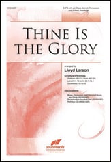 Thine Is the Glory SATB choral sheet music cover